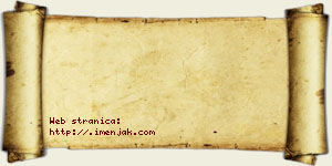 Jasmina Bjelobrk vizit kartica